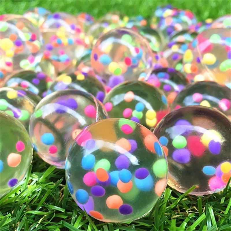Kids Outdoor Jumping Toys - 1PC 25mm Jumping Rubber Ball Toy