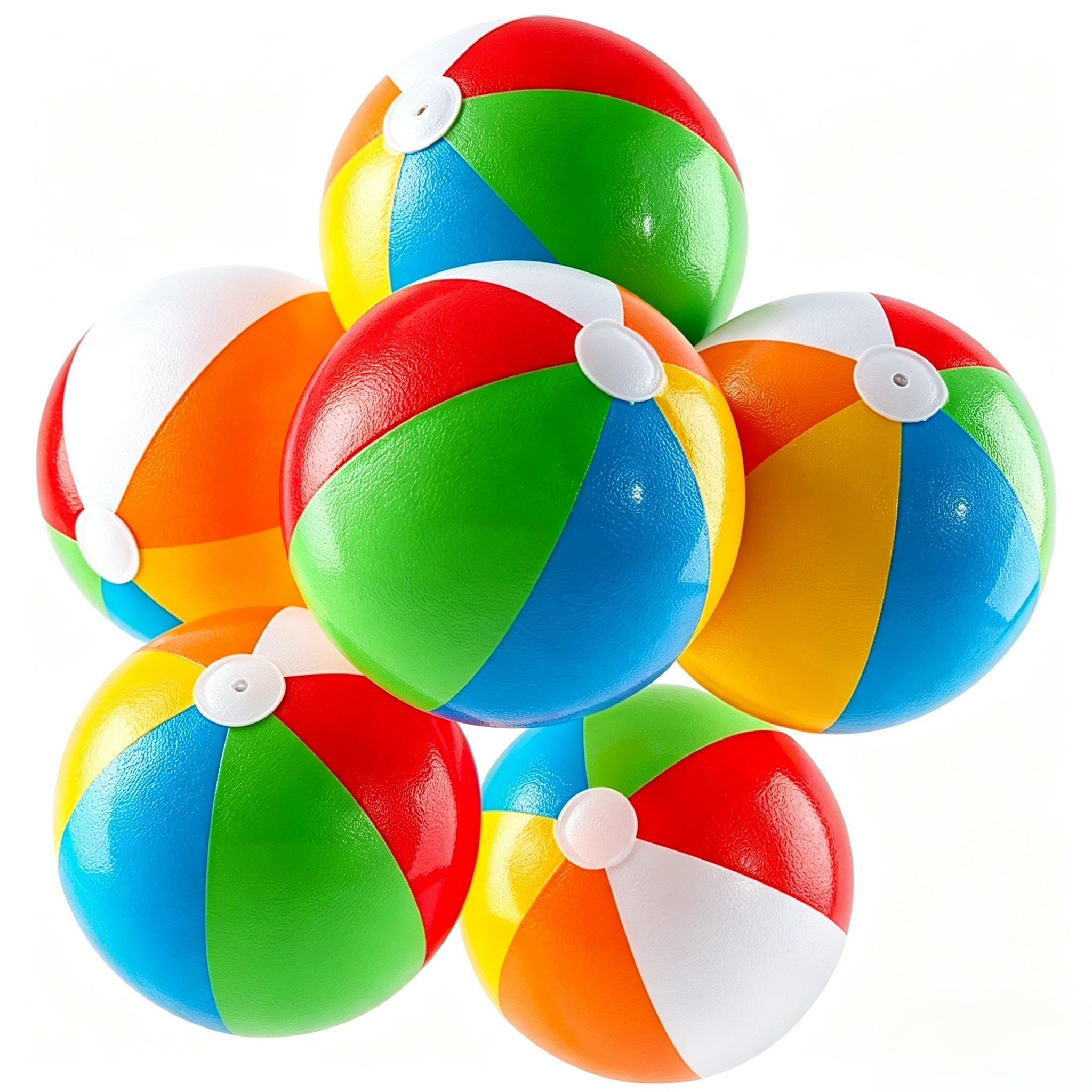Kids Outdoor Games For Party - Colorful Inflatable Beach Ball Waterproof Swimming