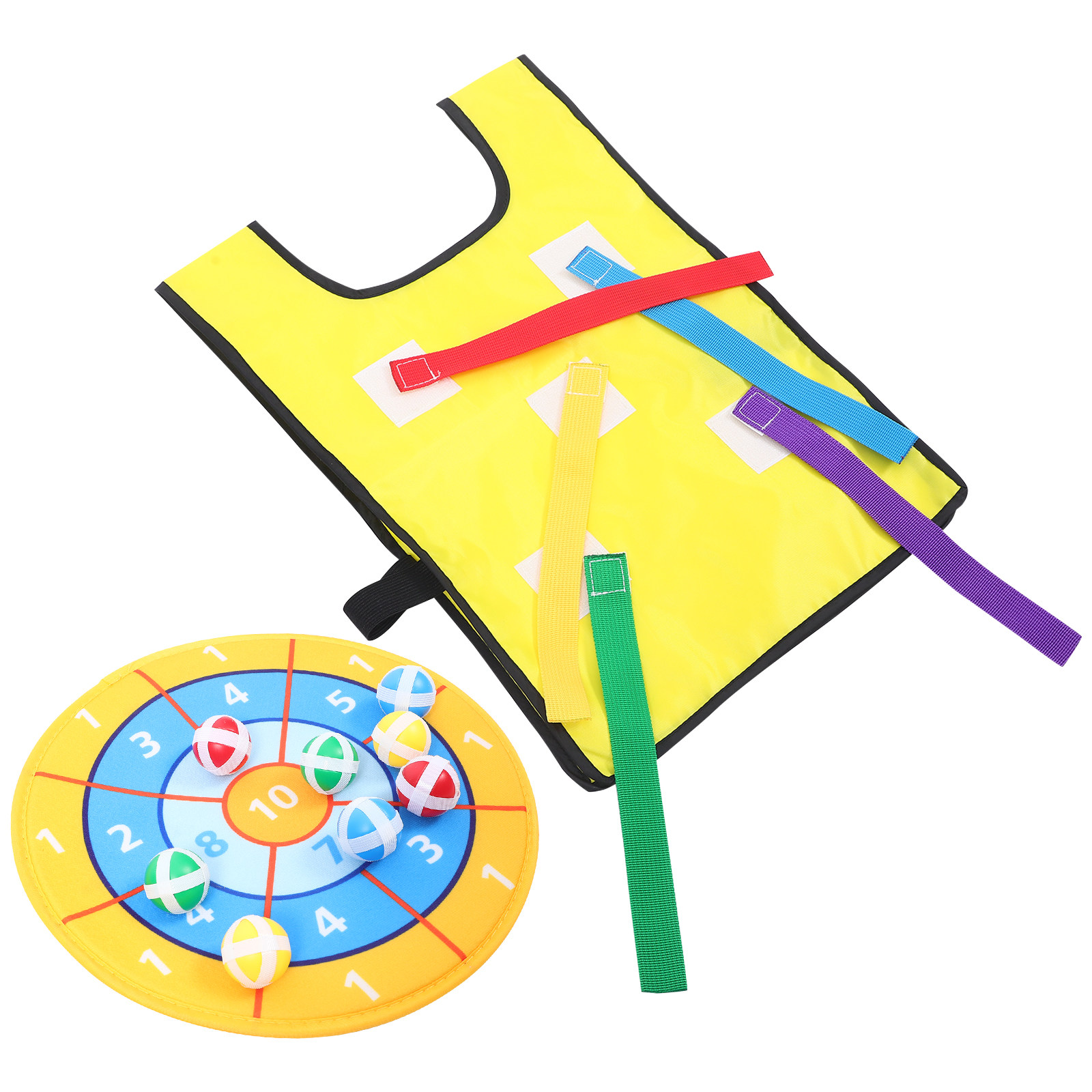 Kids Outdoor Games For Party - 1Set Sticky Ball Vest Kit Soft