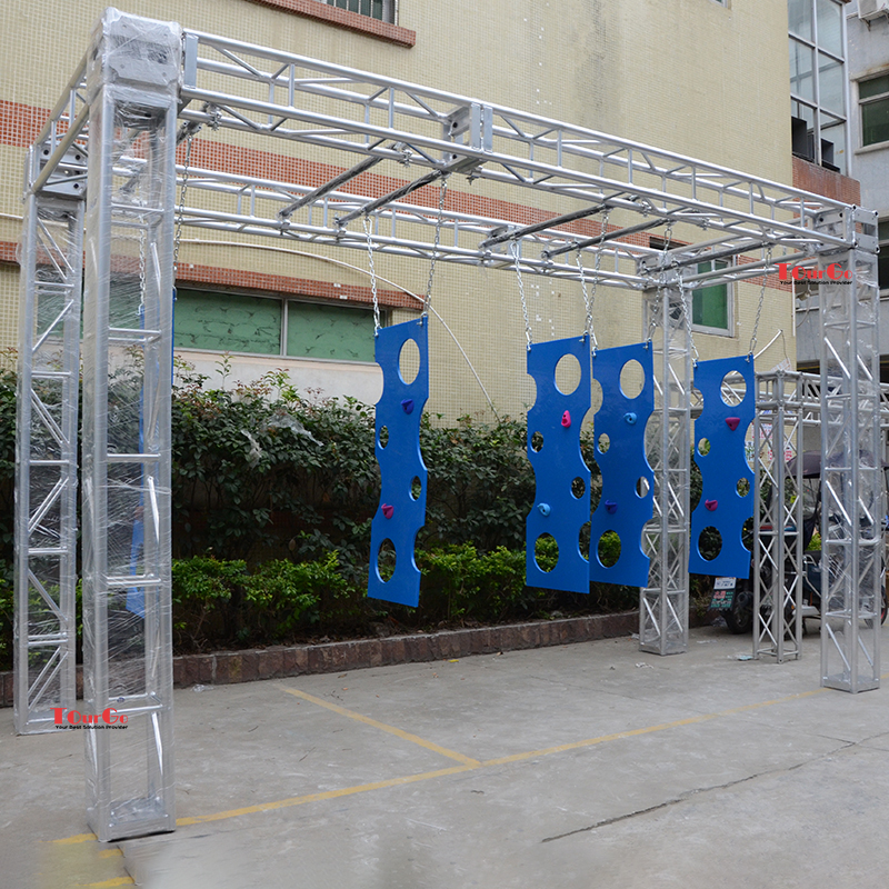 Kids Outdoor Ninja Warrior Course - Hanging Doors American Indoor Outdoor Ninja