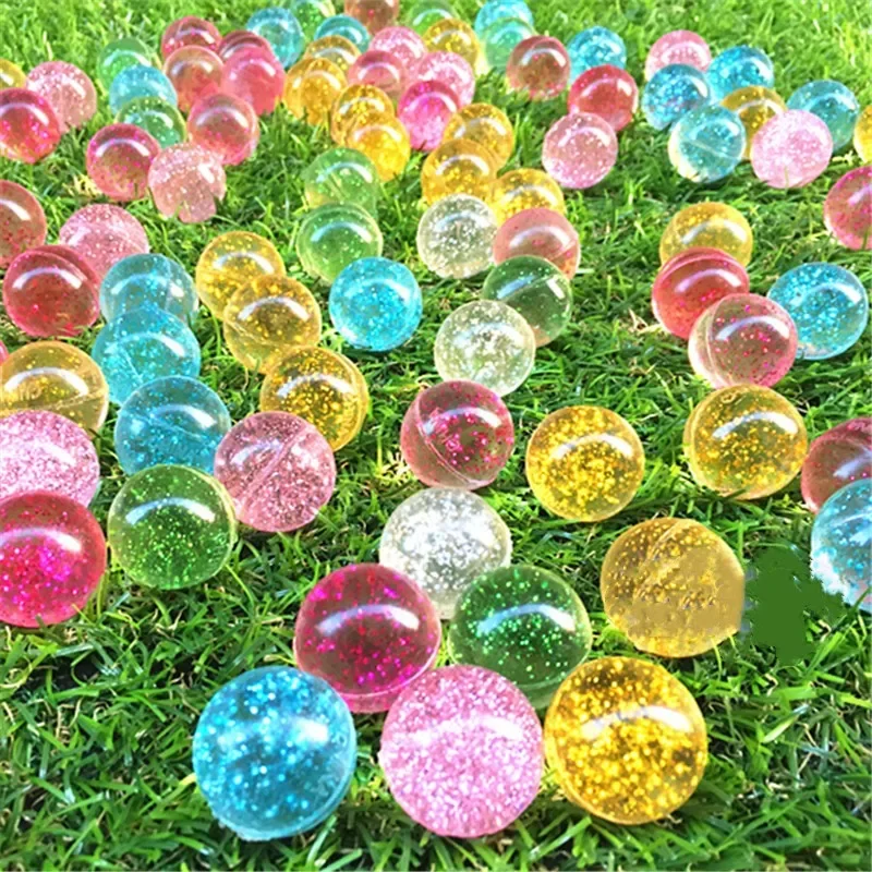Kids Outdoor Jumping Toys - 25mm Jumping Rubber Ball Toy Anti
