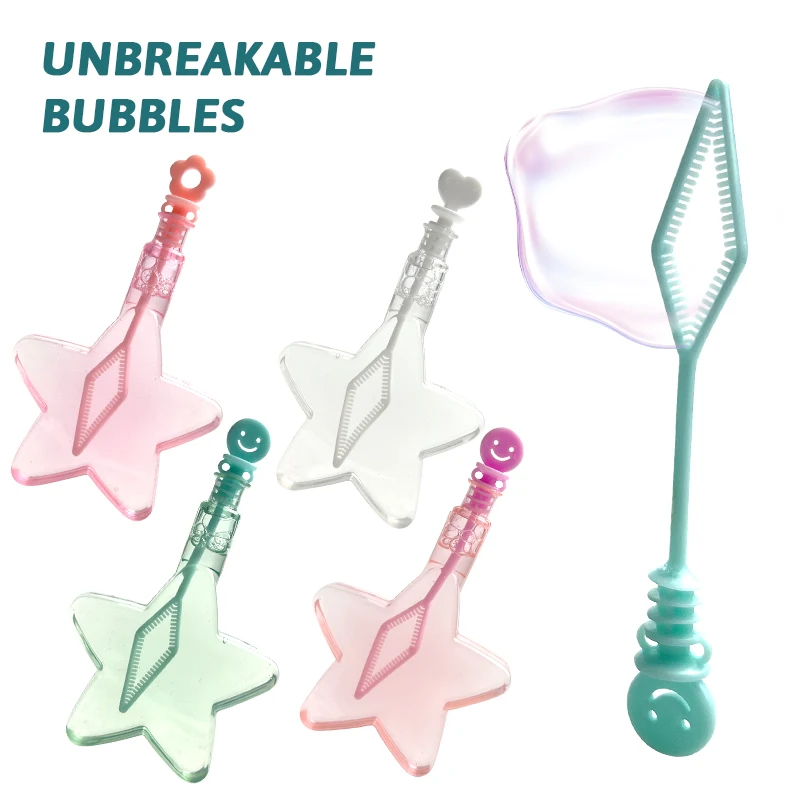 Bubble Sword Wand - Five pointed star bubble toy portable