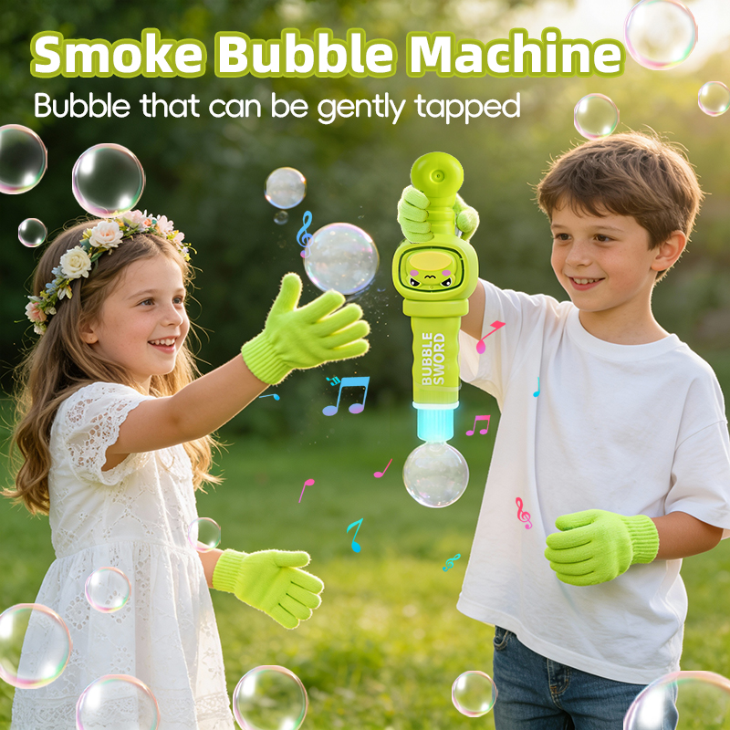 Bubble Sword Wand - Cute Animal Smoke Bubble Machine Colorful