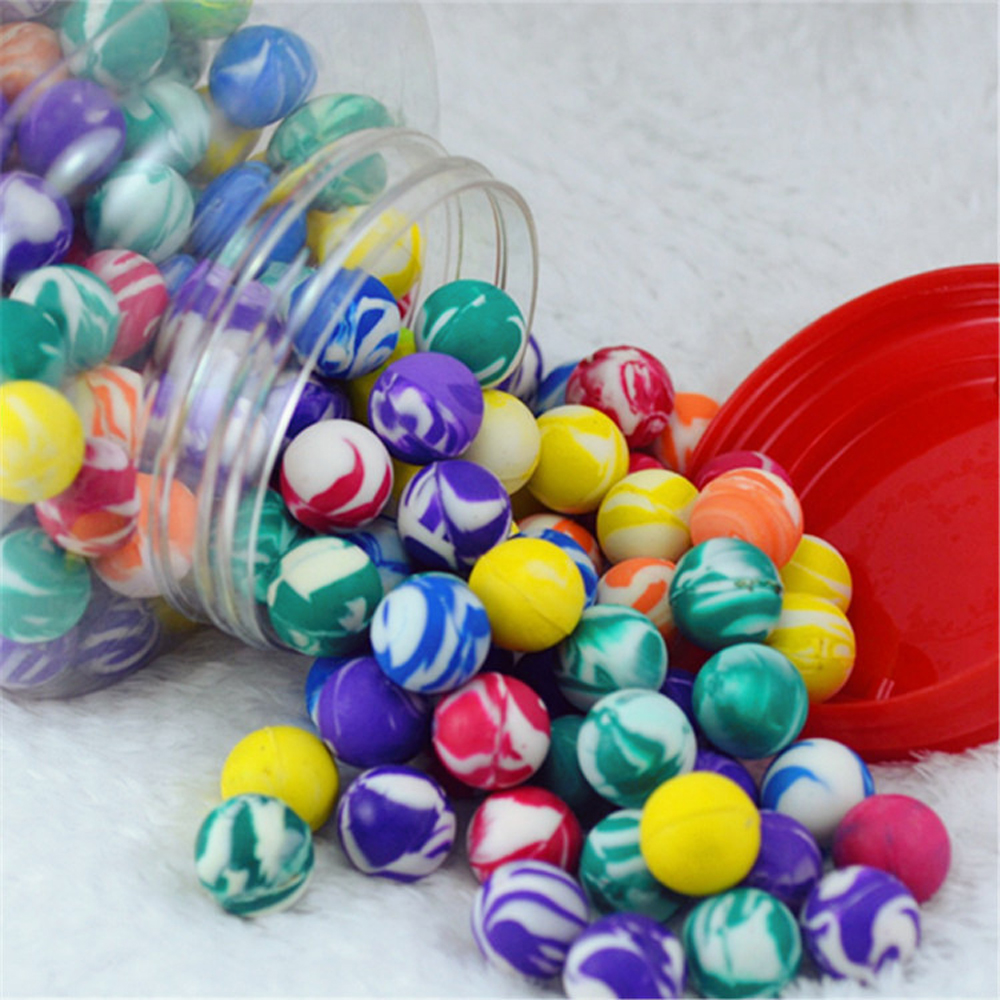 Kids Outdoor Jumping Toys - 20pcs Small Jumping Rubber Ball Anti