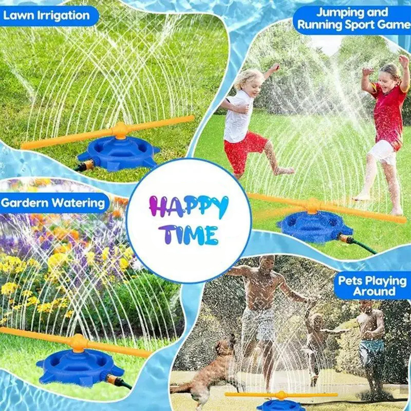 360 Degree Water Sprinkler Rot - Kids Outdoor Yard recension och pris