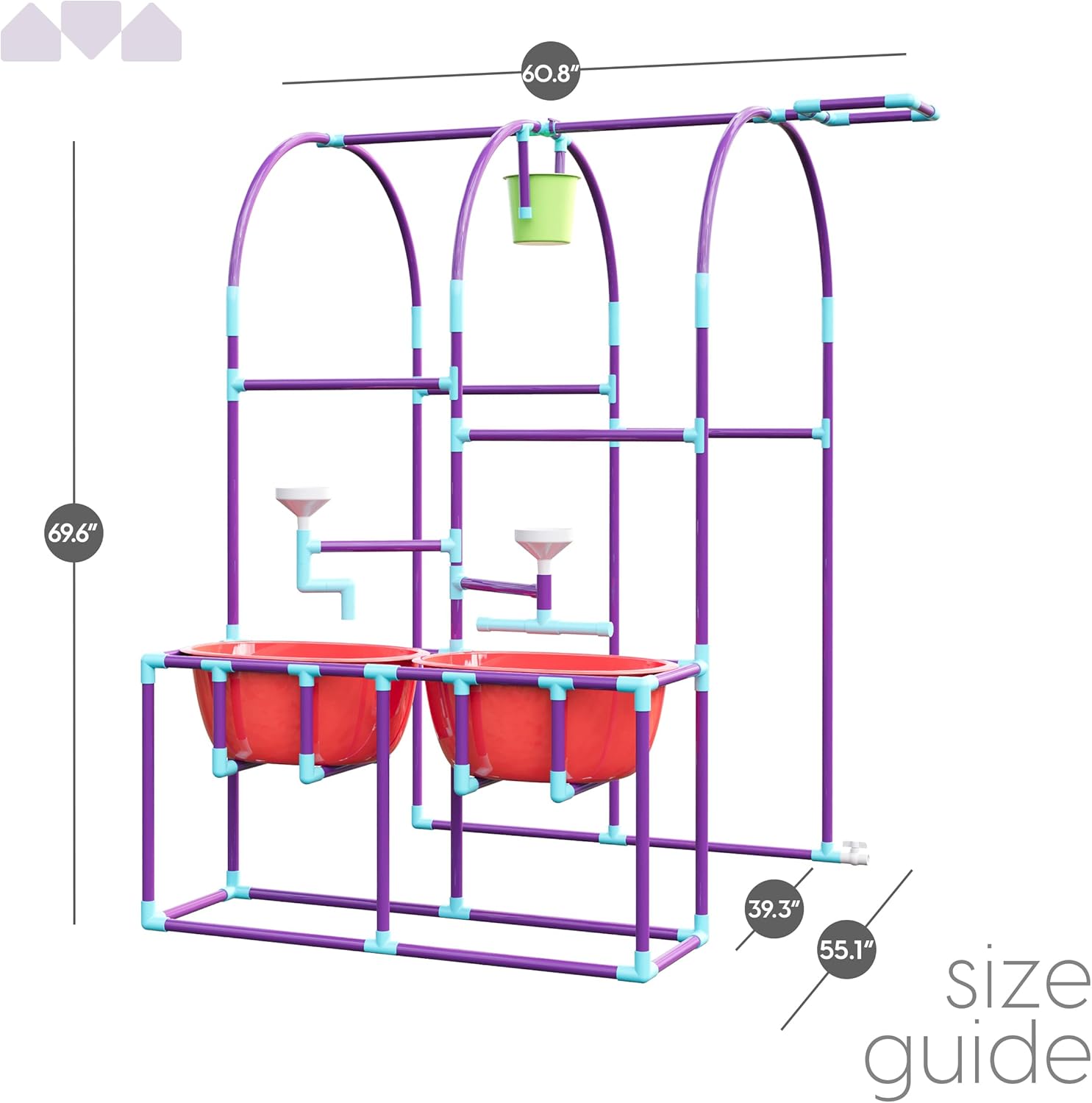 Kids Water Sprinkler Toy Water - Kids Outdoor Water Table recension och pris