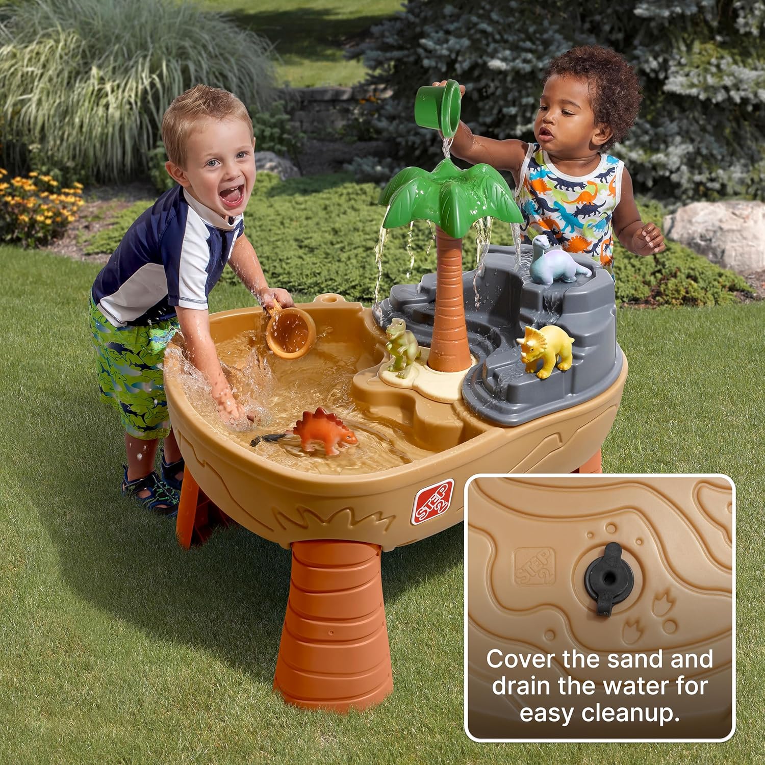 Dino Dig Sand And Water Table, - Kids Outdoor Water Table recension och pris