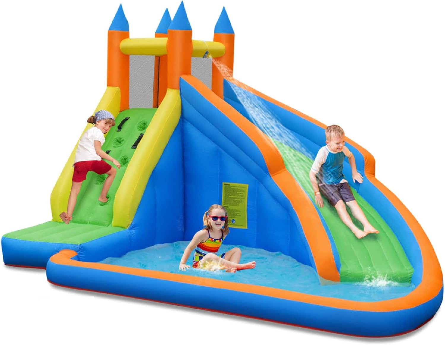 Giant Inflatable Water Park Bo - Kids Outdoor Climbing Wall recension och pris