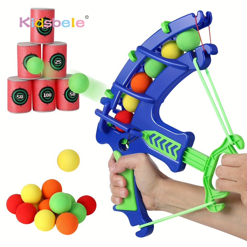 Foam Ball Shooting Toy Bow – S - Kids Outdoor Jumping Toys recension och pris