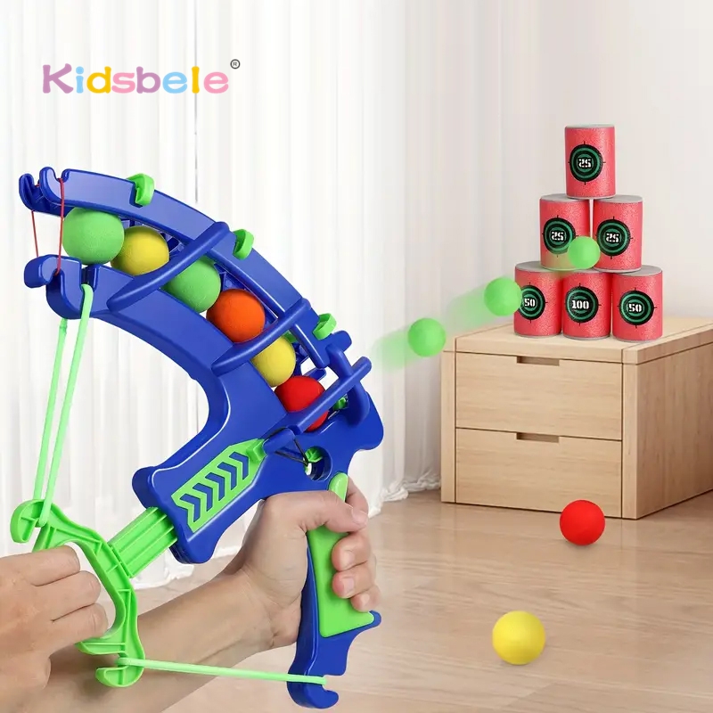 Foam Ball Shooting Toy Bow – S - Kids Outdoor Jumping Toys recension och pris