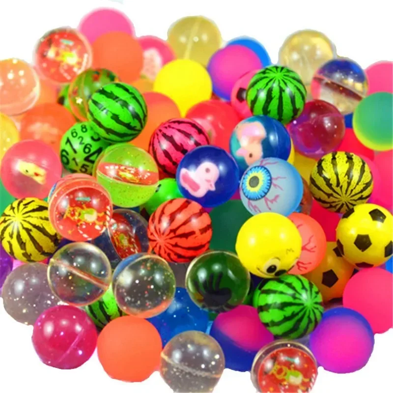 1PC 25mm Jumping Rubber Ball T - Kids Outdoor Jumping Toys recension och pris
