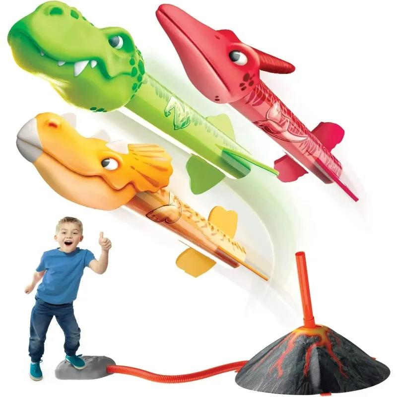 Flying Dinosaur Rocket Launche - Kids Outdoor Jumping Toys recension och pris