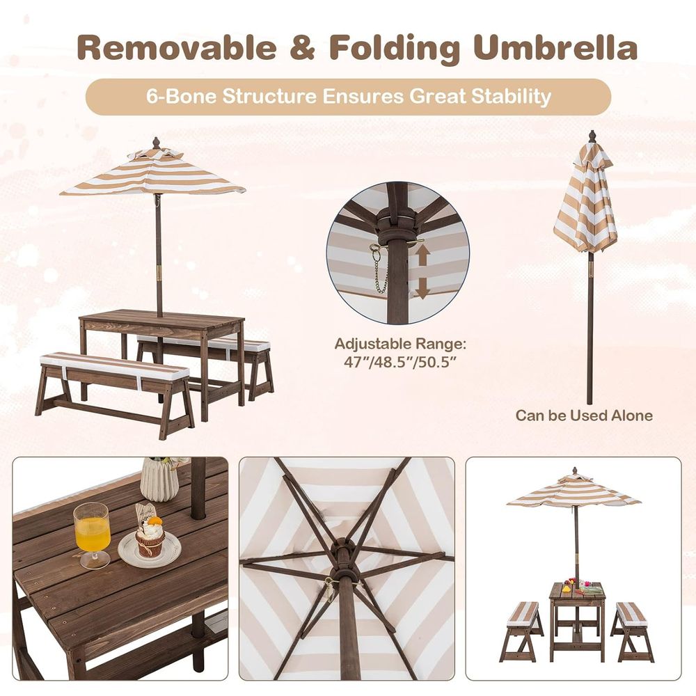 Kids Picnic Table, Outdoor Woo - Kids Outdoor Picnic Table recension och pris