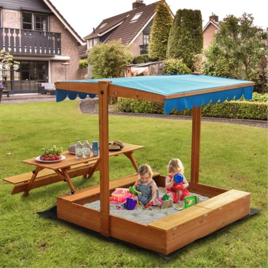 Backyard outdoor kids wooden s - Kids Outdoor Picnic Table recension och pris
