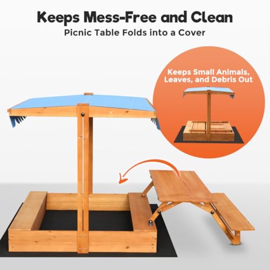 Backyard outdoor kids wooden s - Kids Outdoor Picnic Table recension och pris