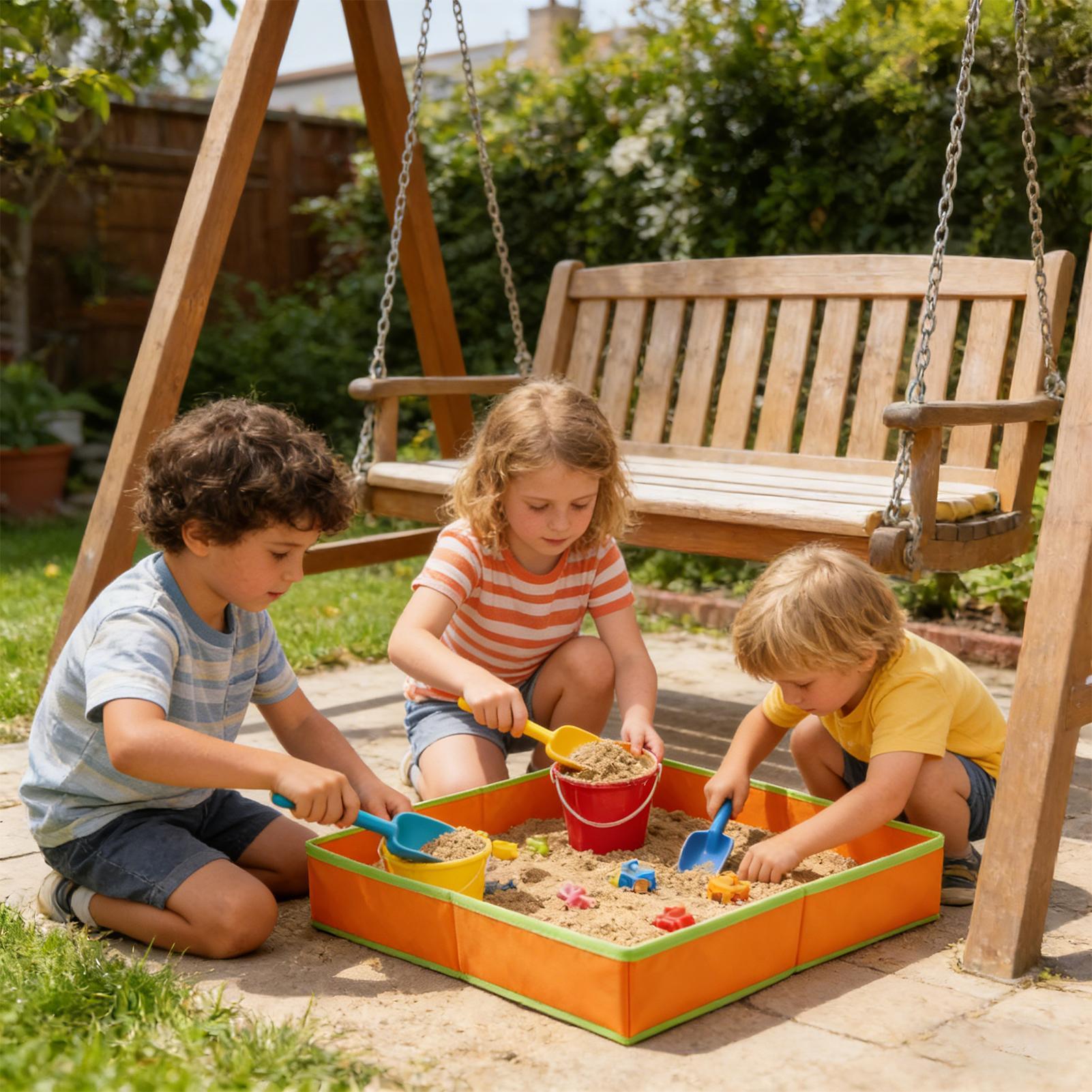 Sand Table for Kids Outdoor Se - Kids Outdoor Picnic Table recension och pris