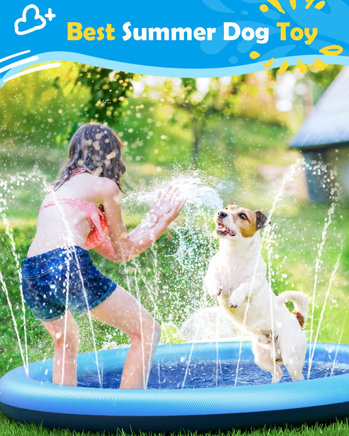 Dog Splash Pad Thick Sprinkler - Sprinkler Splash Pad recension och pris