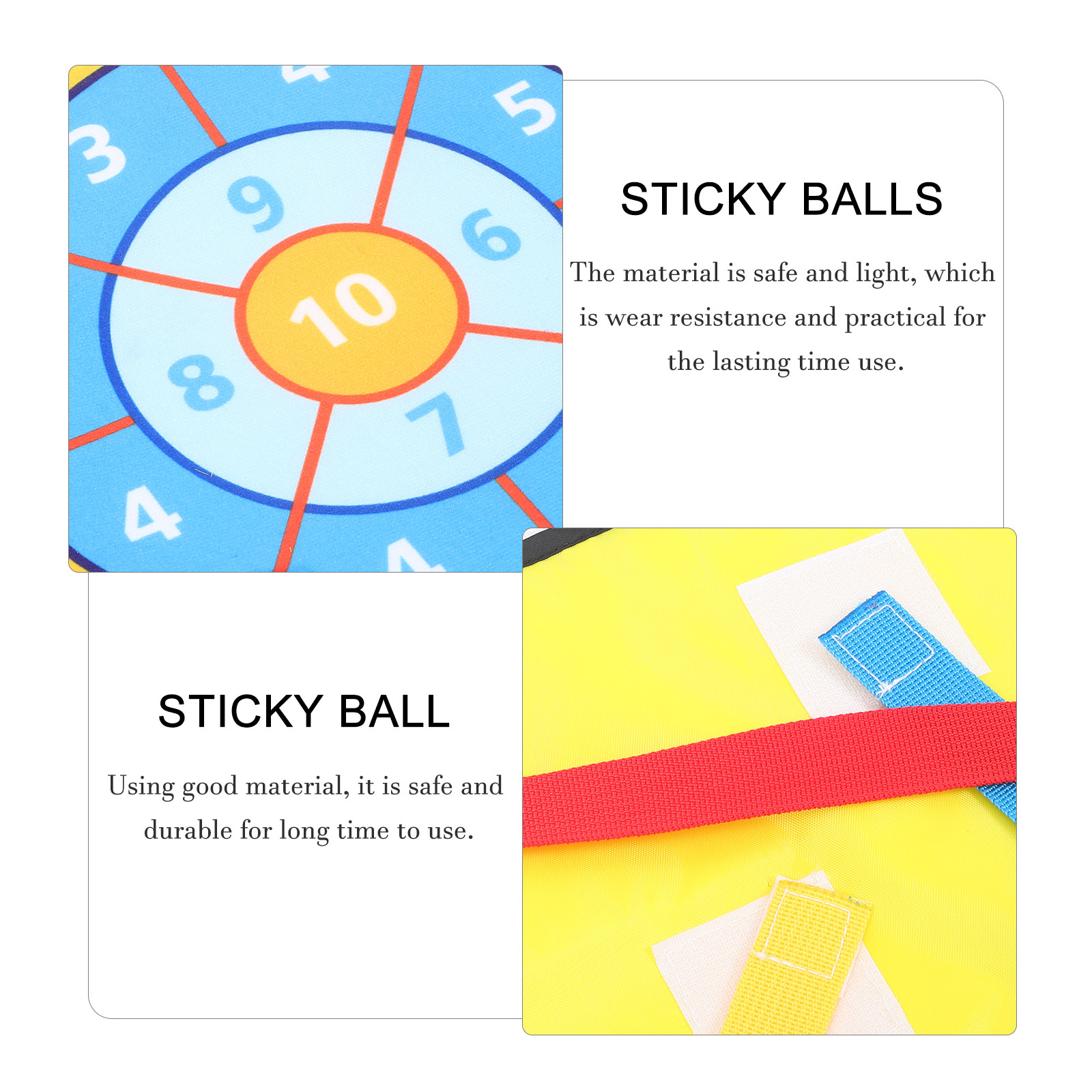 1Set Sticky Ball Vest Kit Soft - Kids Outdoor Games For Party recension och pris