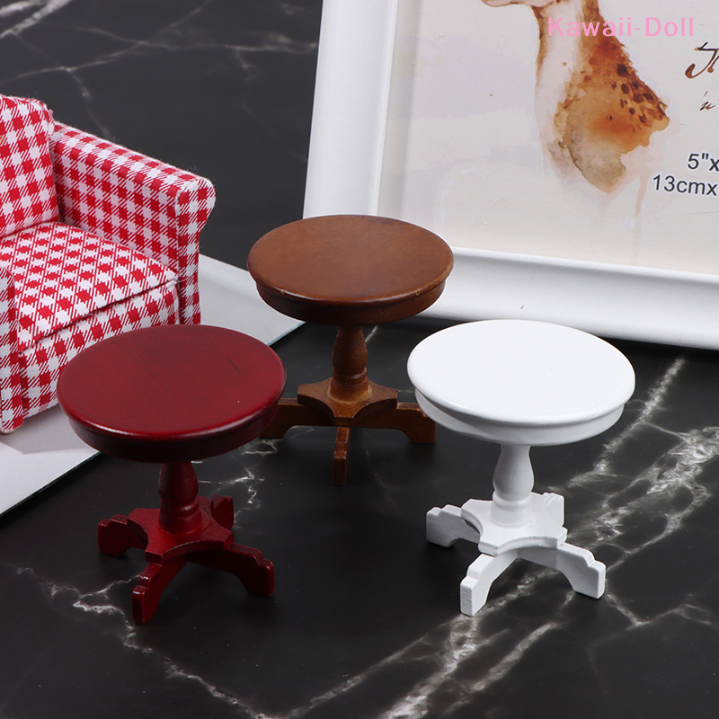 1Pcs Dollhouse Wooden Miniatur - Kids Outdoor Picnic Table recension och pris