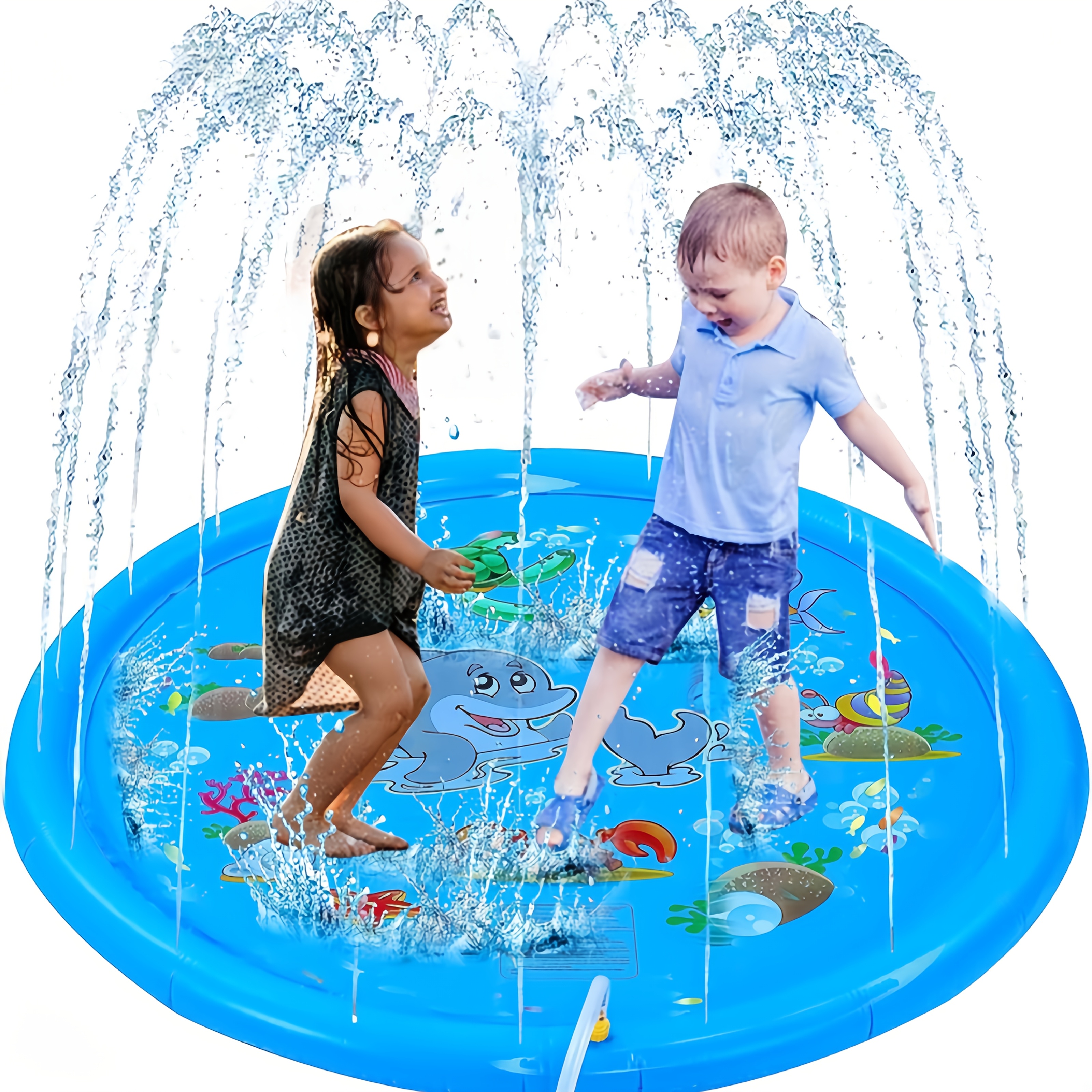 PVC Inflatable Splash Pad Spri - Sprinkler Splash Pad recension och pris