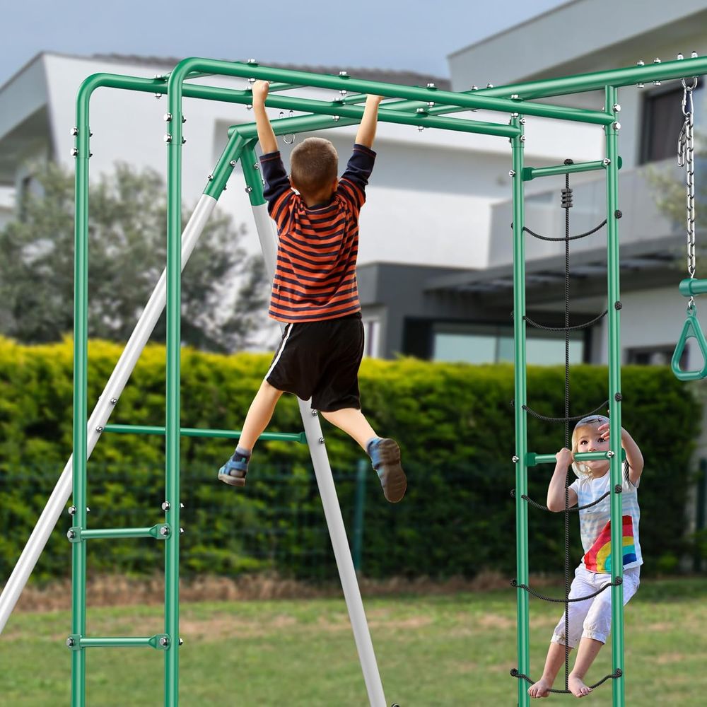 Swing Sets or Backyard with Mo - Kids Outdoor Monkey Bars recension och pris