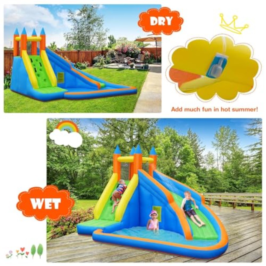Backyard outdoor inflatable wa - Kids Outdoor Climbing Wall recension och pris
