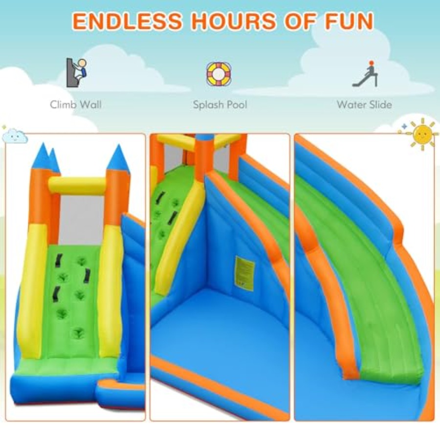 Backyard outdoor inflatable wa - Kids Outdoor Climbing Wall recension och pris