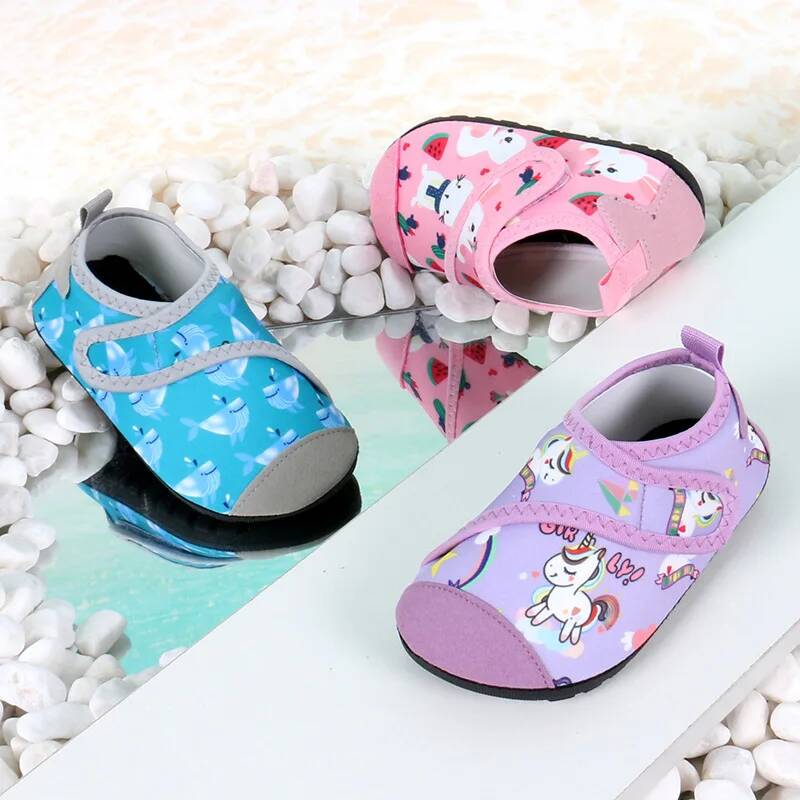 Cartoon Animals Boys Girls Aqu - Kids Indoor Outdoor Slippers recension och pris