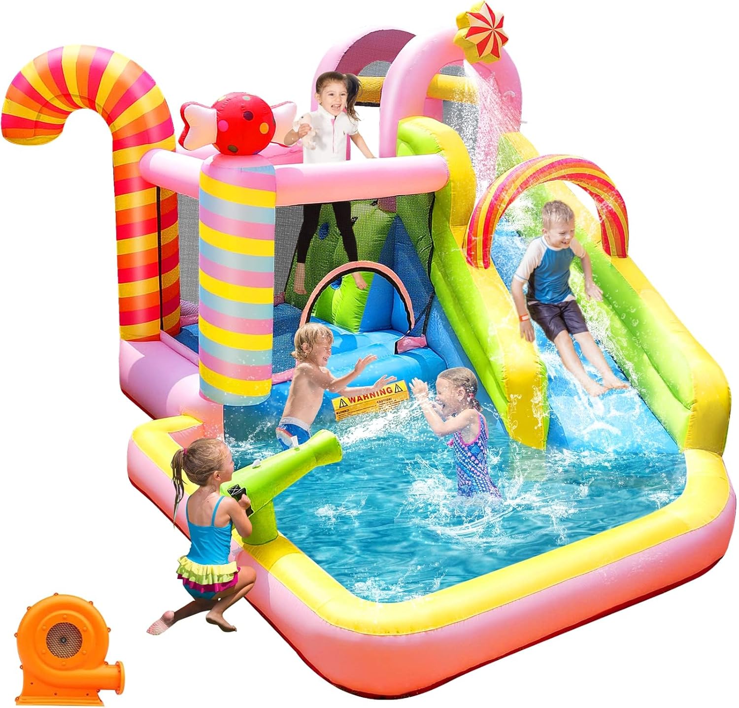 Kids Inflatable Water Slide Bo - Kids Outdoor Climbing Wall recension och pris
