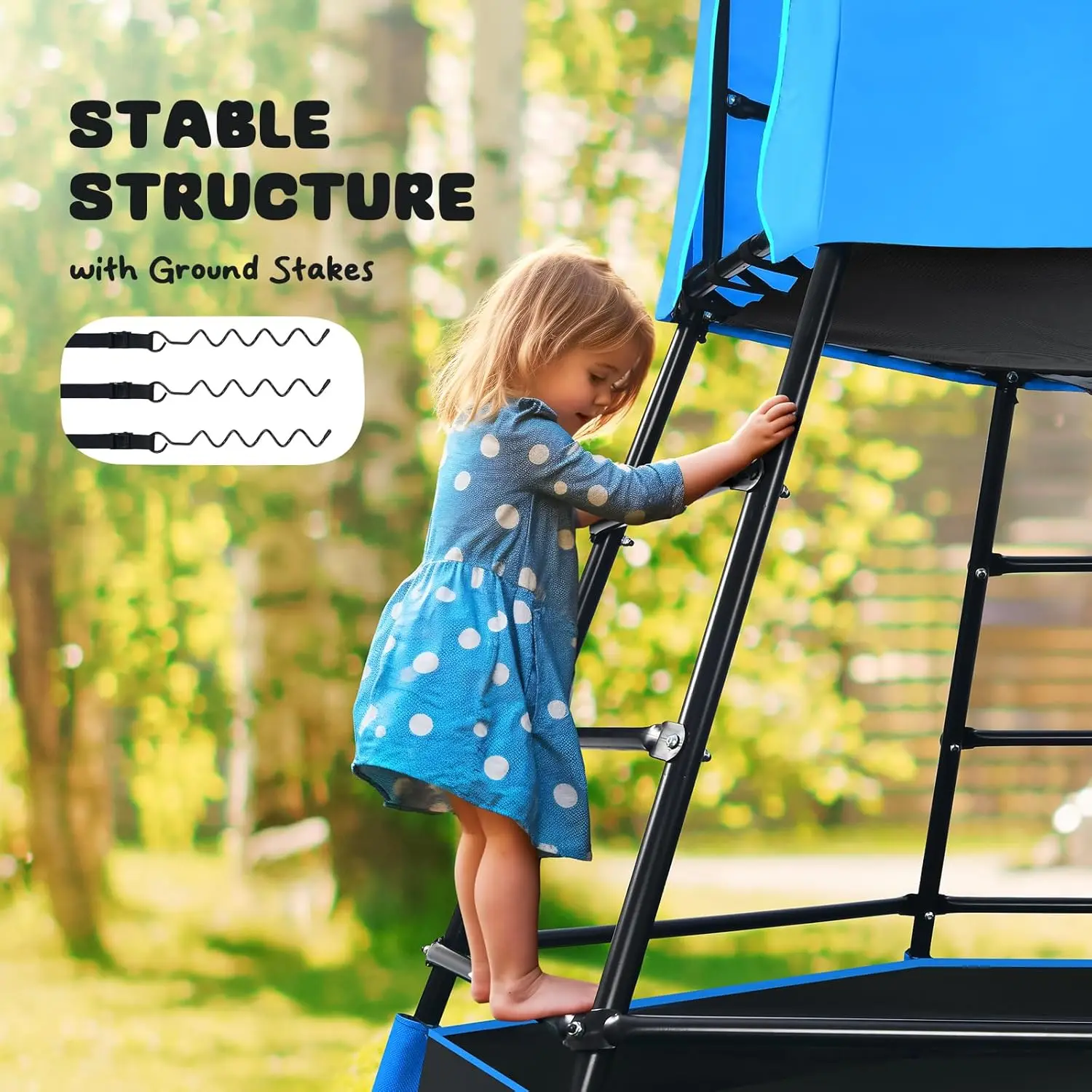 Hot-sellingJungle Gym with Pla - Kids Outdoor Monkey Bars recension och pris