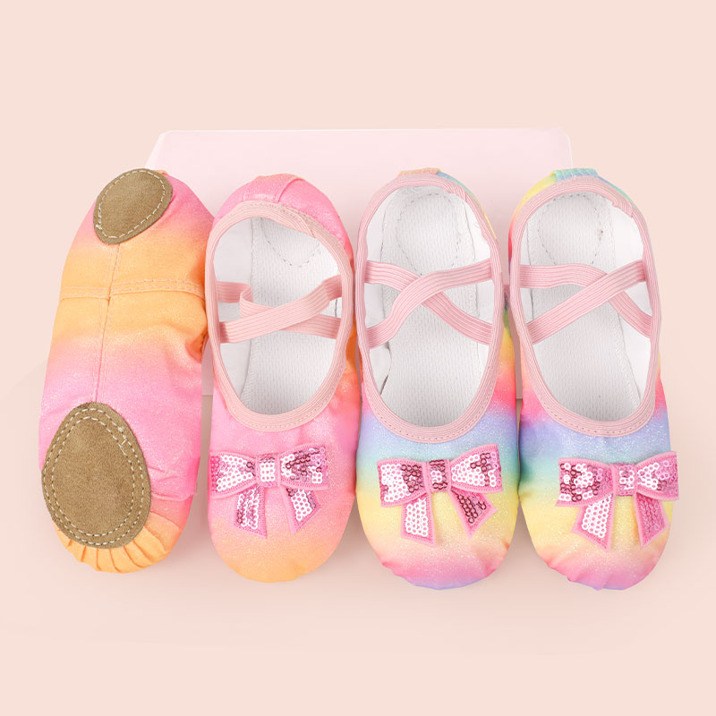 Girls Ballet Shoes PU Dance Sh - Kids Indoor Outdoor Slippers recension och pris