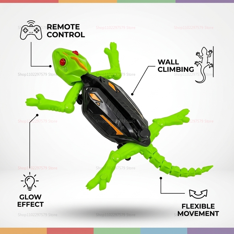 Smart Wall Climbing Lizard Toy - Kids Outdoor Climbing Wall recension och pris