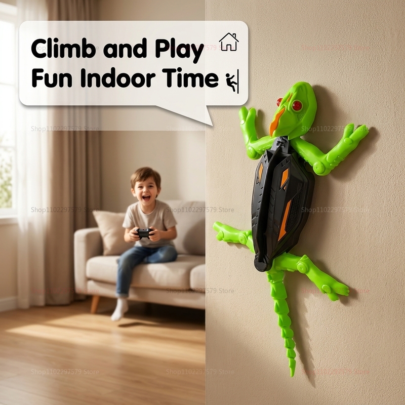 Smart Wall Climbing Lizard Toy - Kids Outdoor Climbing Wall recension och pris