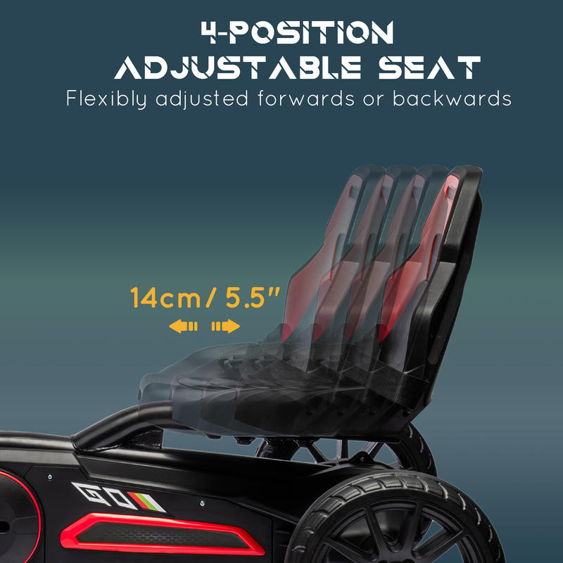 Aosom Kids Pedal Go Kart w/ Sw - Go Kart Pedal Kids recension och pris