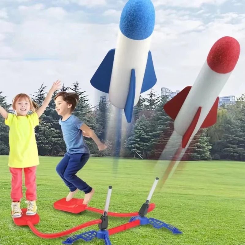 Air Rocket Foot Pump Launcher  - Kids Outdoor Jumping Toys recension och pris
