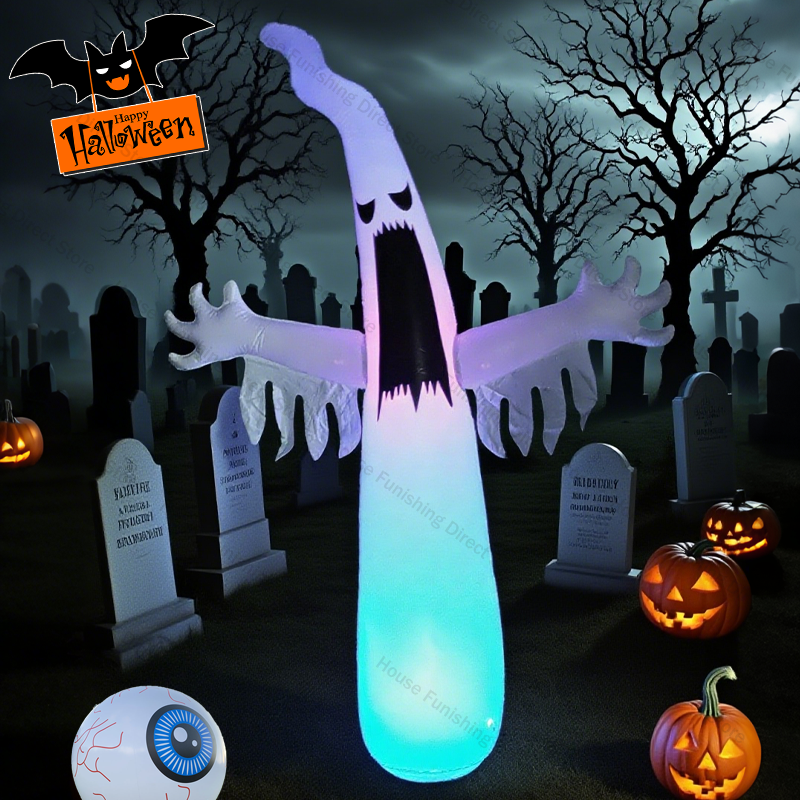 Halloween Inflatable Scary Gho - Kids Outdoor Yard recension och pris