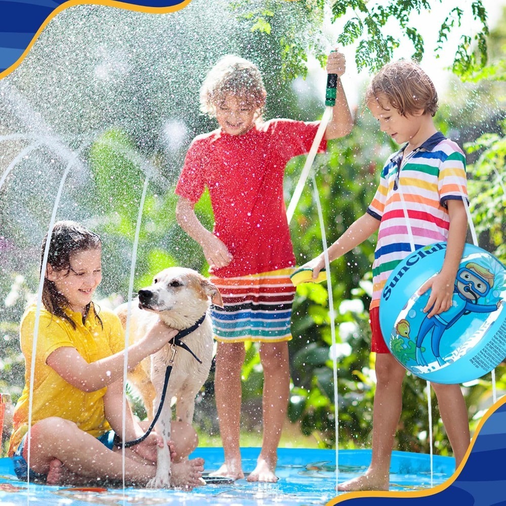 Children Play Splash Pad,Outdo - Sprinkler Splash Pad recension och pris
