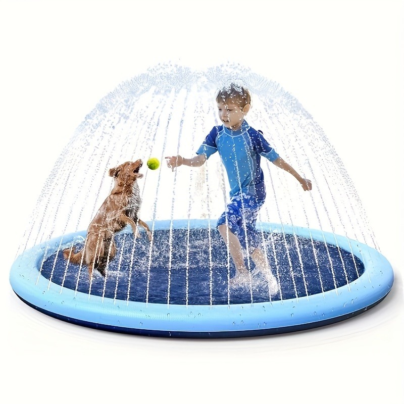 170×180cm Large Water Splash P - Sprinkler Splash Pad recension och pris