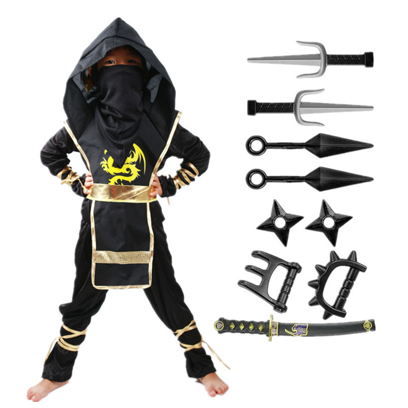3-12Y Ninja Costume Kids, Boys - Kids Outdoor Ninja Warrior Course recension och pris