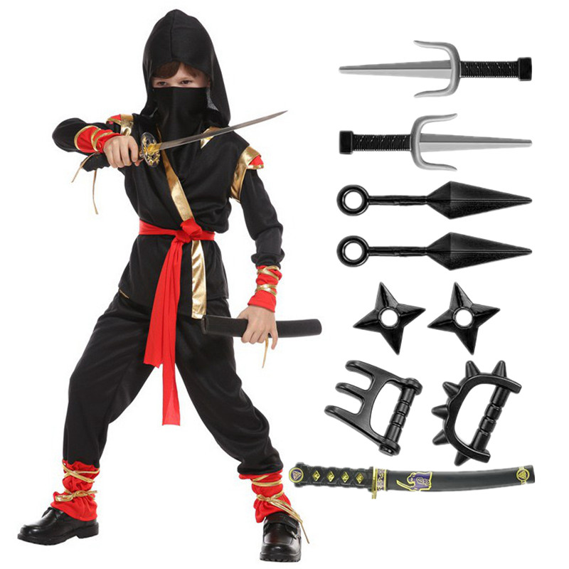 3-12Y Ninja Costume Kids, Boys - Kids Outdoor Ninja Warrior Course recension och pris