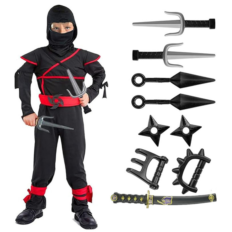 3-12Y Ninja Costume Kids, Boys - Kids Outdoor Ninja Warrior Course recension och pris
