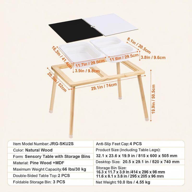 Sensory Table for Toddlers, Ki - Kids Outdoor Water Table recension och pris