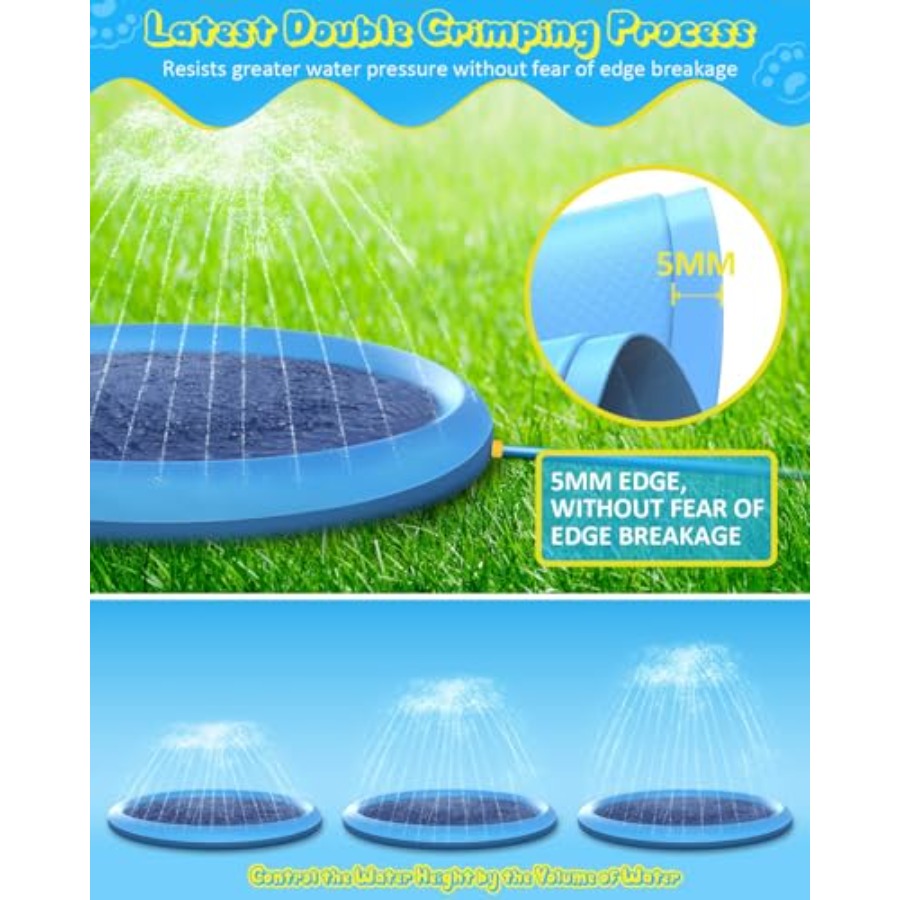 Outdoor splash pad for kids an - Sprinkler Splash Pad recension och pris