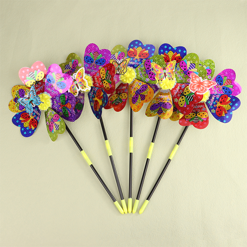 1Pc Colorful Sequin Windmill C - Kids Outdoor Yard recension och pris