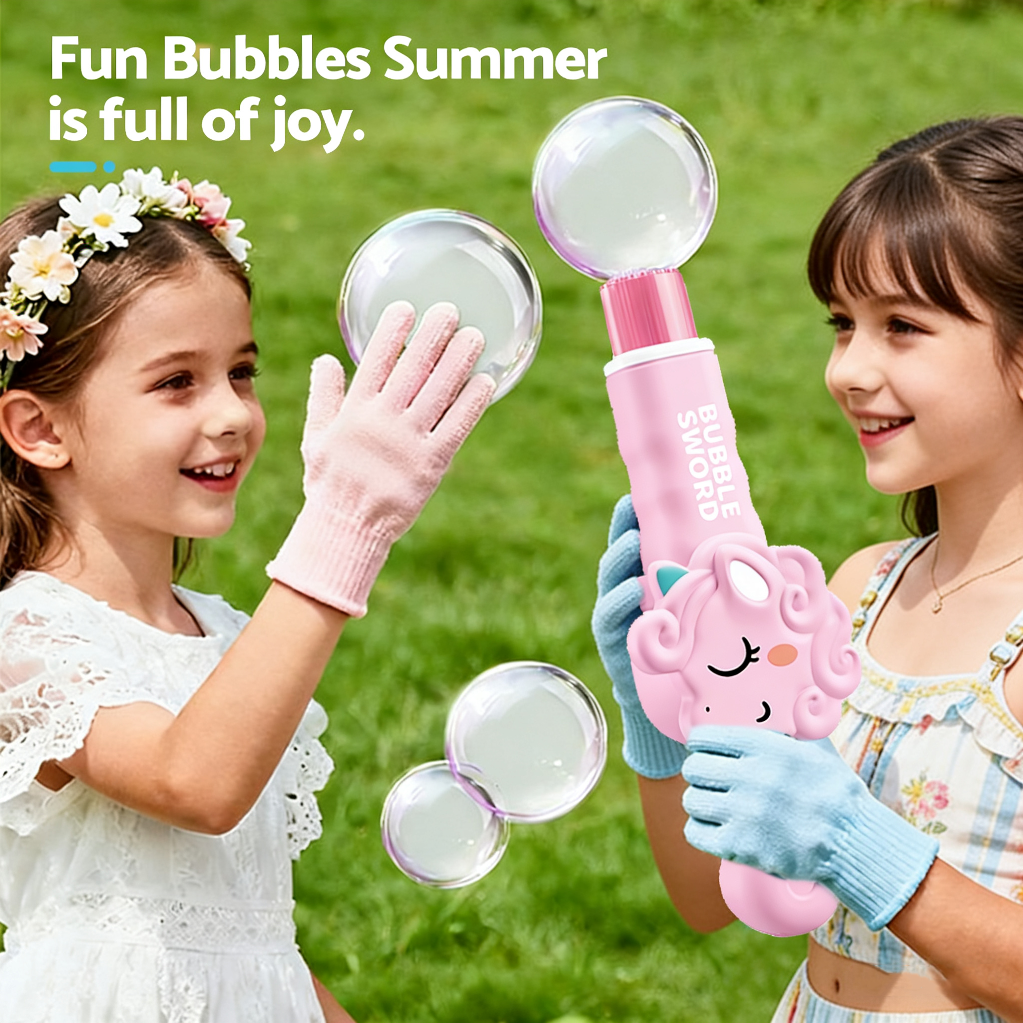 Cute Animal Smoke Bubble Machi - Bubble Sword Wand recension och pris