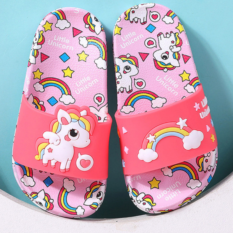 Unicorn Slippers for Boy Girl  - Kids Indoor Outdoor Slippers recension och pris