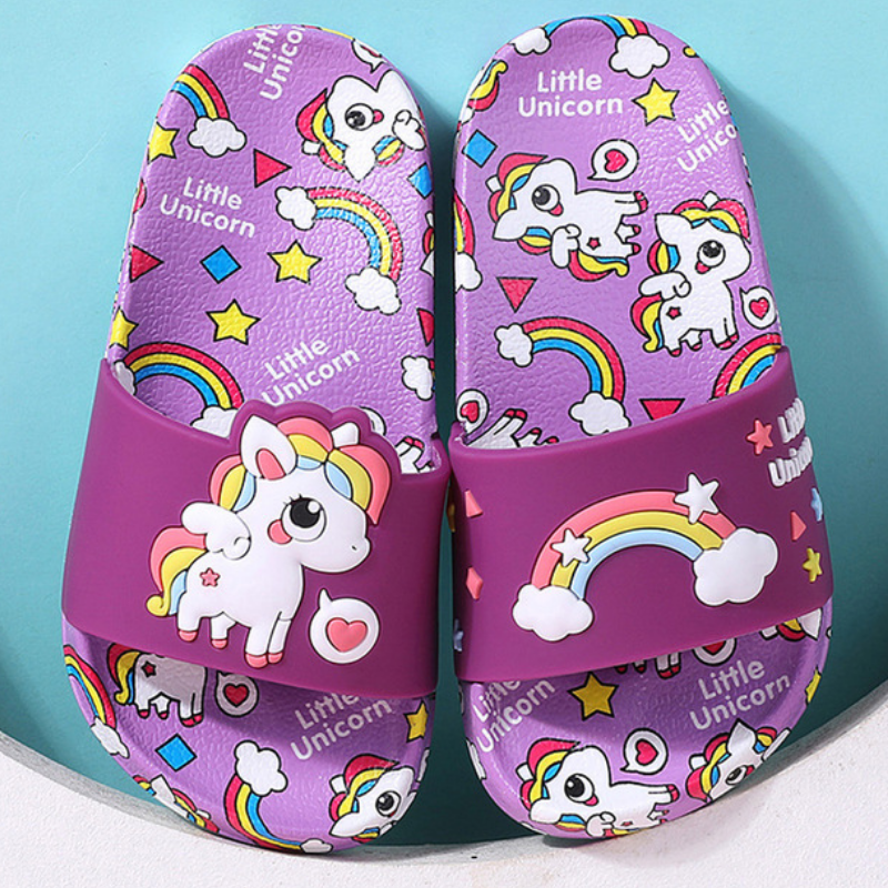 Unicorn Slippers for Boy Girl  - Kids Indoor Outdoor Slippers recension och pris