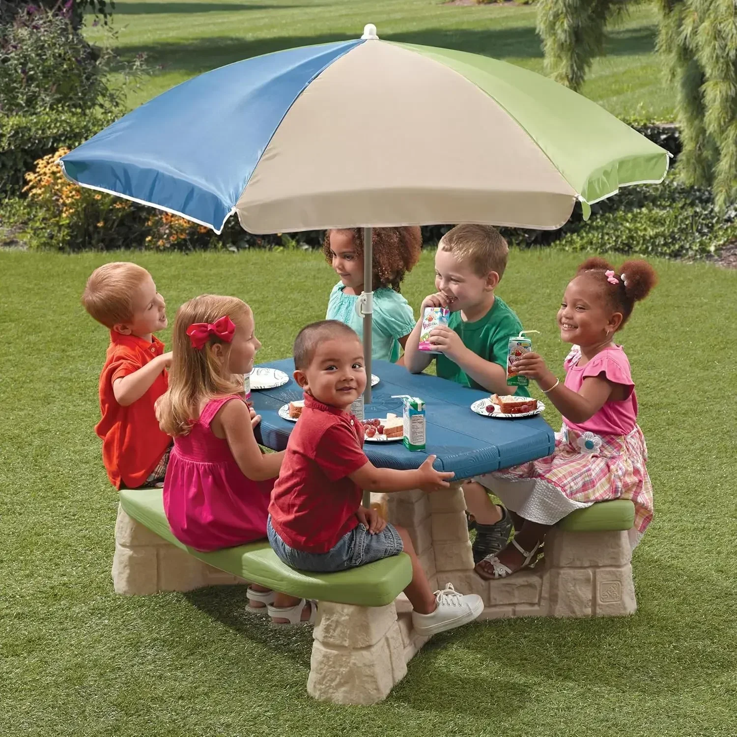 Hot salesNaturally Playful Kid - Kids Outdoor Picnic Table recension och pris