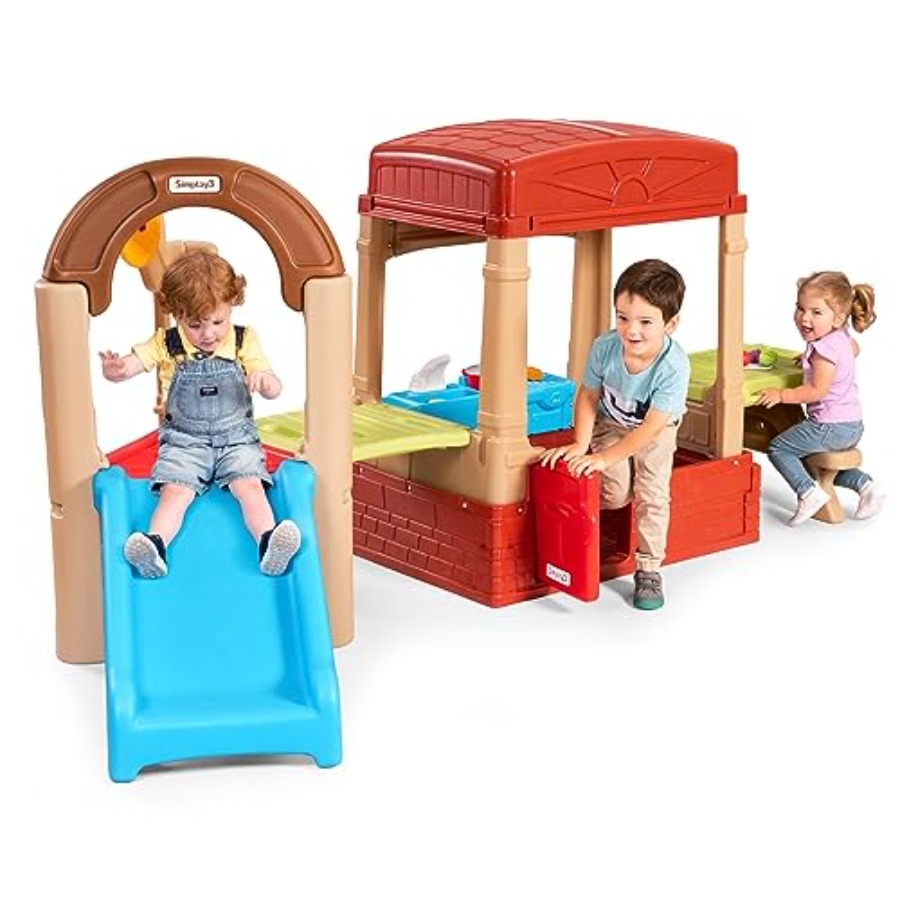 Backyard picnic playhouse for  - Kids Outdoor Picnic Table recension och pris