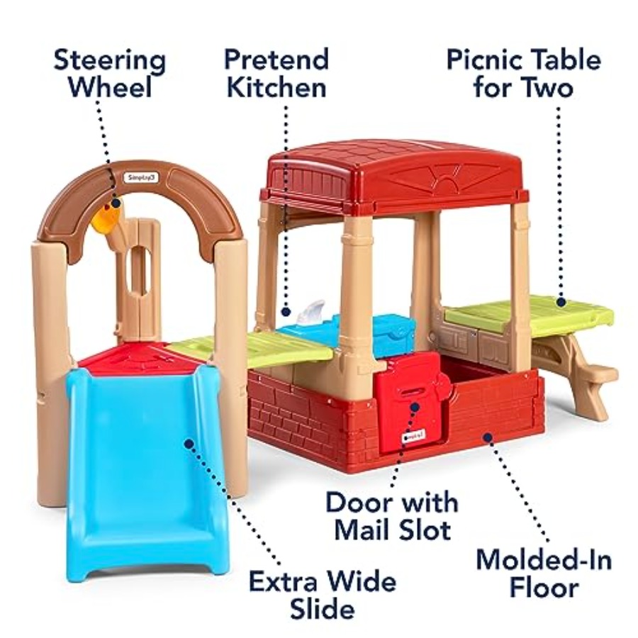 Backyard picnic playhouse for  - Kids Outdoor Picnic Table recension och pris